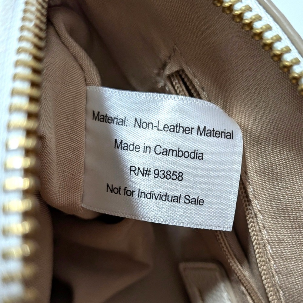 Nanette Lepore Floral Vegan Leather Crossbody Bag Pastel Dome Chain Strap Purse - Picture 11 of 16